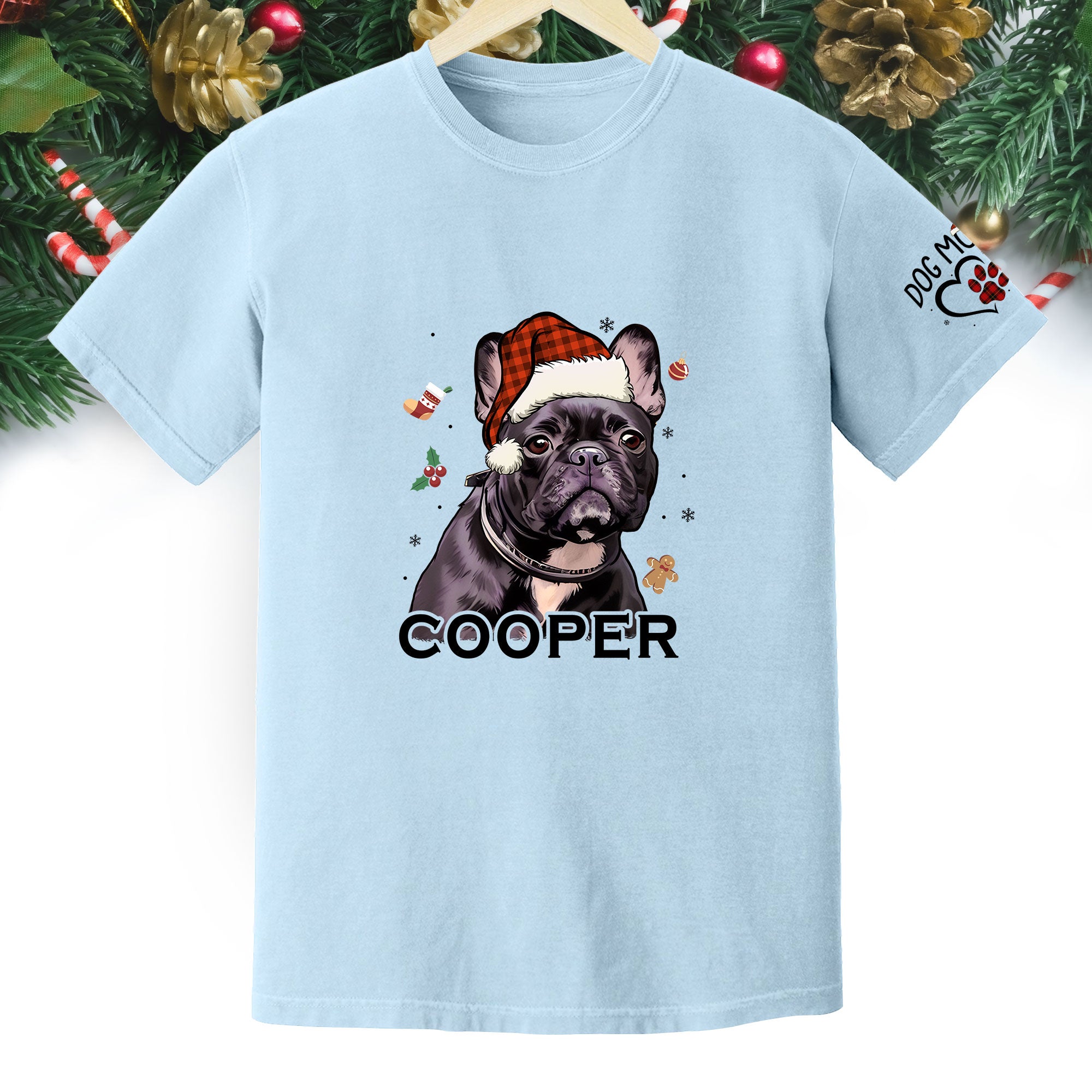 Custom Dog T-Shirt – Personalized Pet Photo Tee for Dog Moms & Pet Lovers