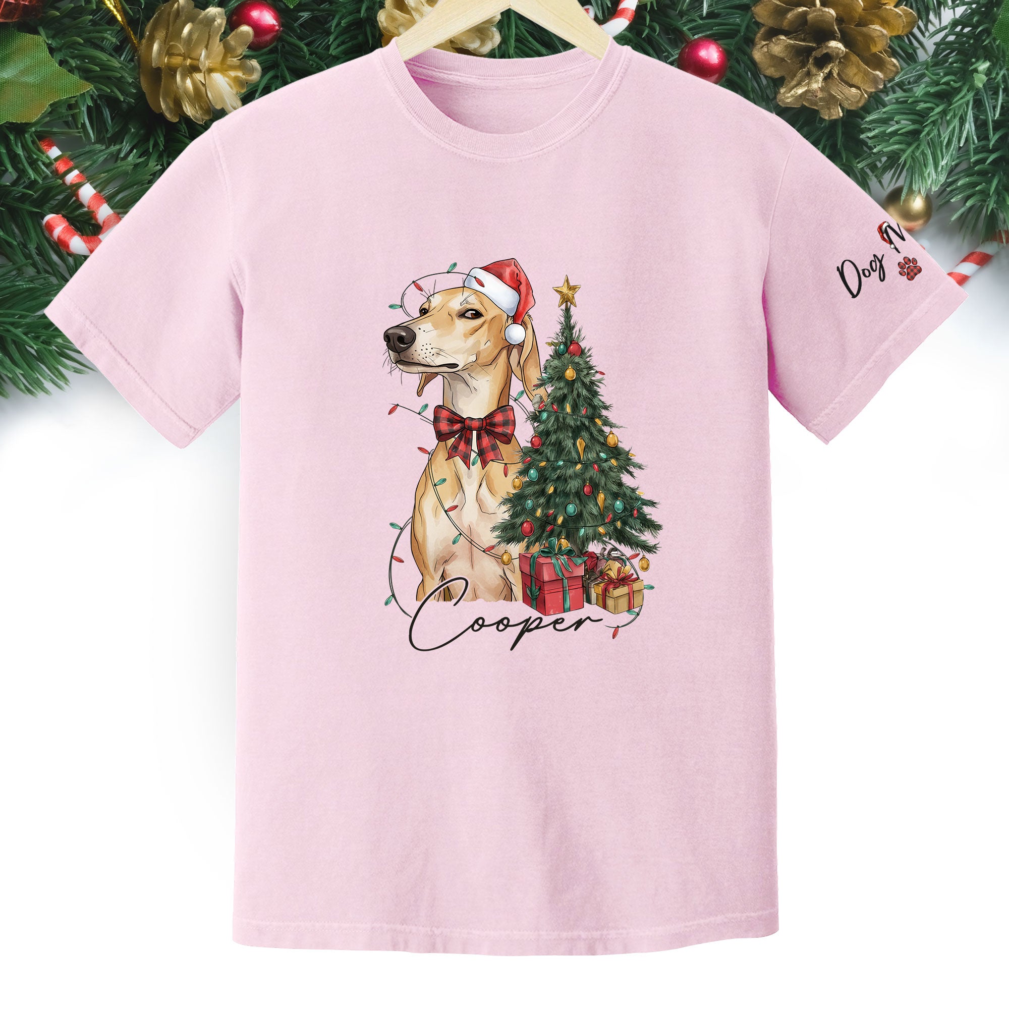 Custom Pet Photo Shirt – Personalized Dog Christmas Shirt, Perfect Gift for Pet Lovers