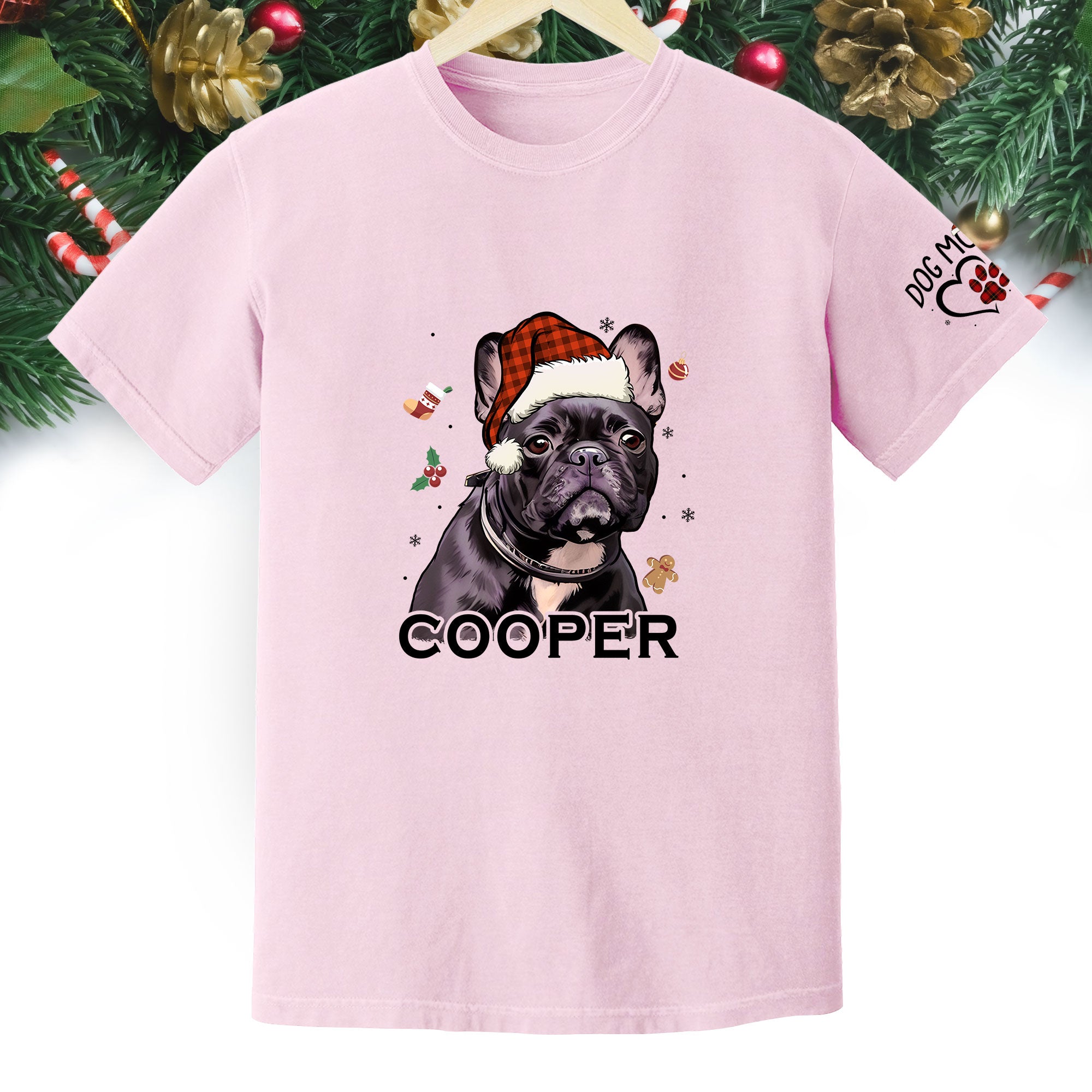 Custom Dog T-Shirt – Personalized Pet Photo Tee for Dog Moms & Pet Lovers