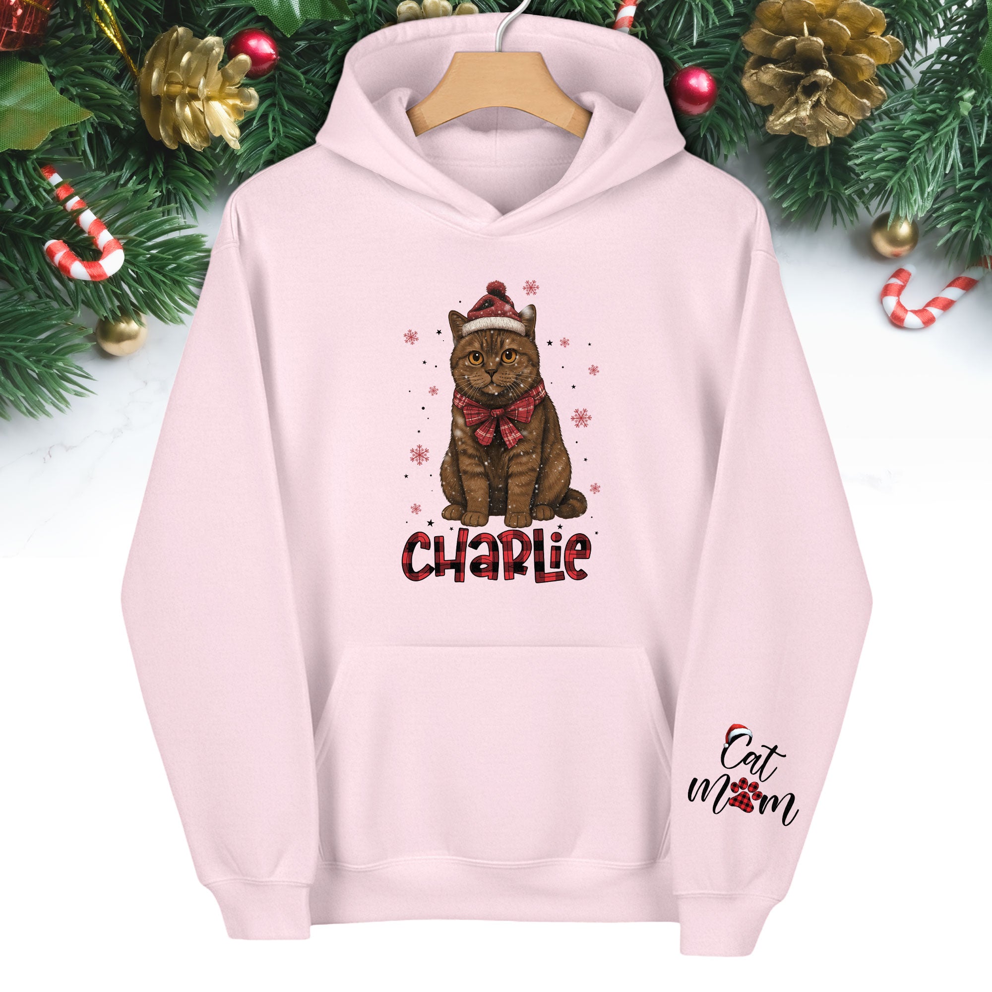 Custom Cat Hoodie – Personalized Photo Hoodie for Pet Lovers