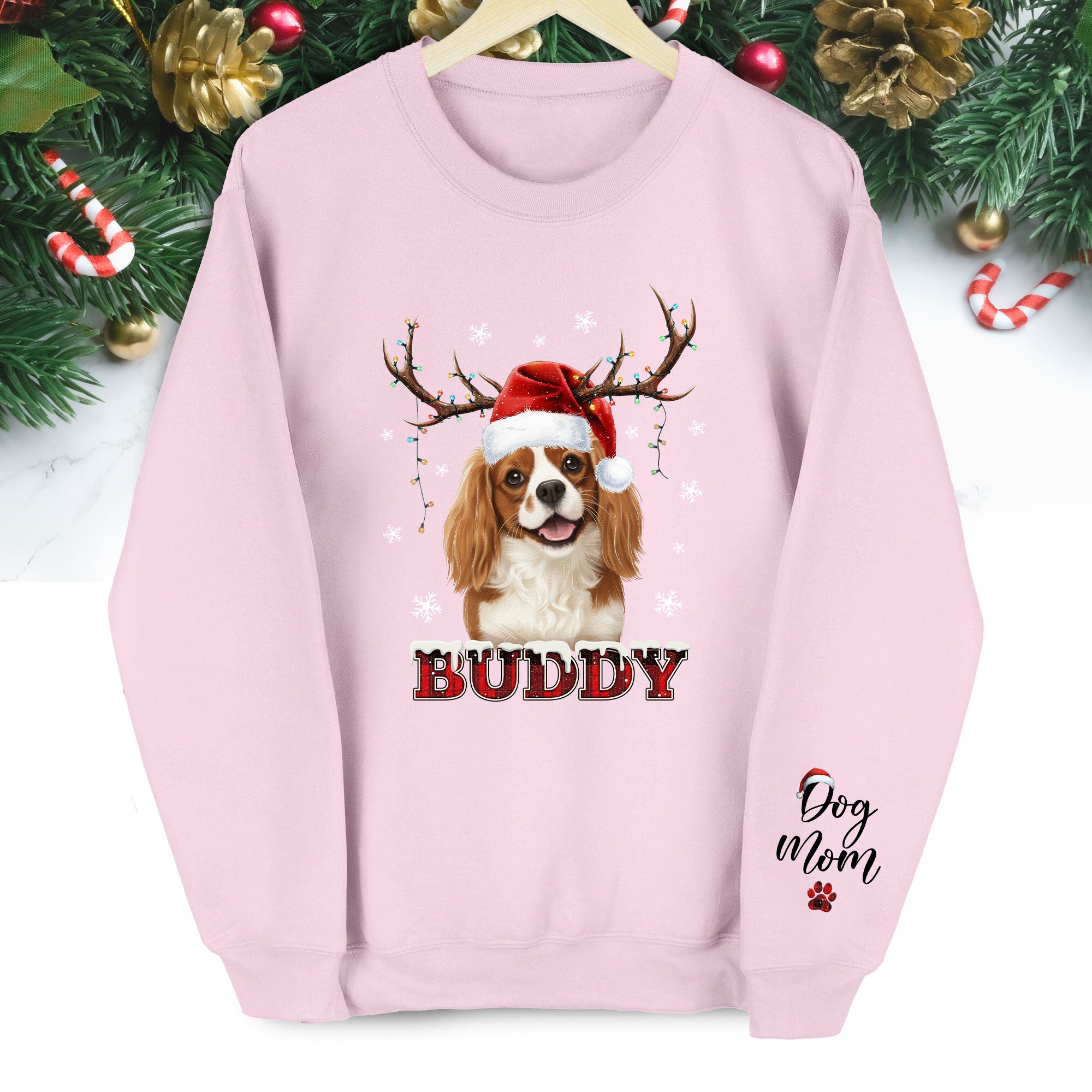 Dog Mom Custom Face Sweatshirt – Unique Personalized Pet Lover Apparel