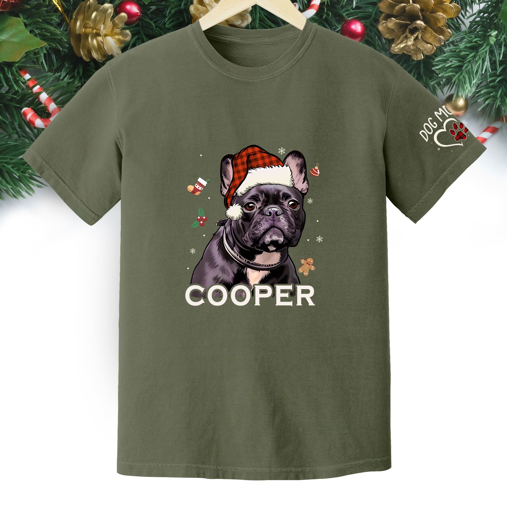 Custom Dog T-Shirt – Personalized Pet Photo Tee for Dog Moms & Pet Lovers