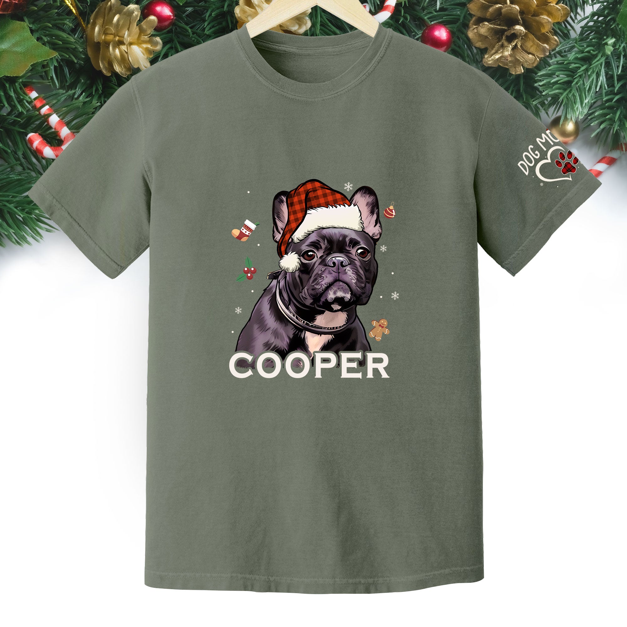 Custom Dog T-Shirt – Personalized Pet Photo Tee for Dog Moms & Pet Lovers