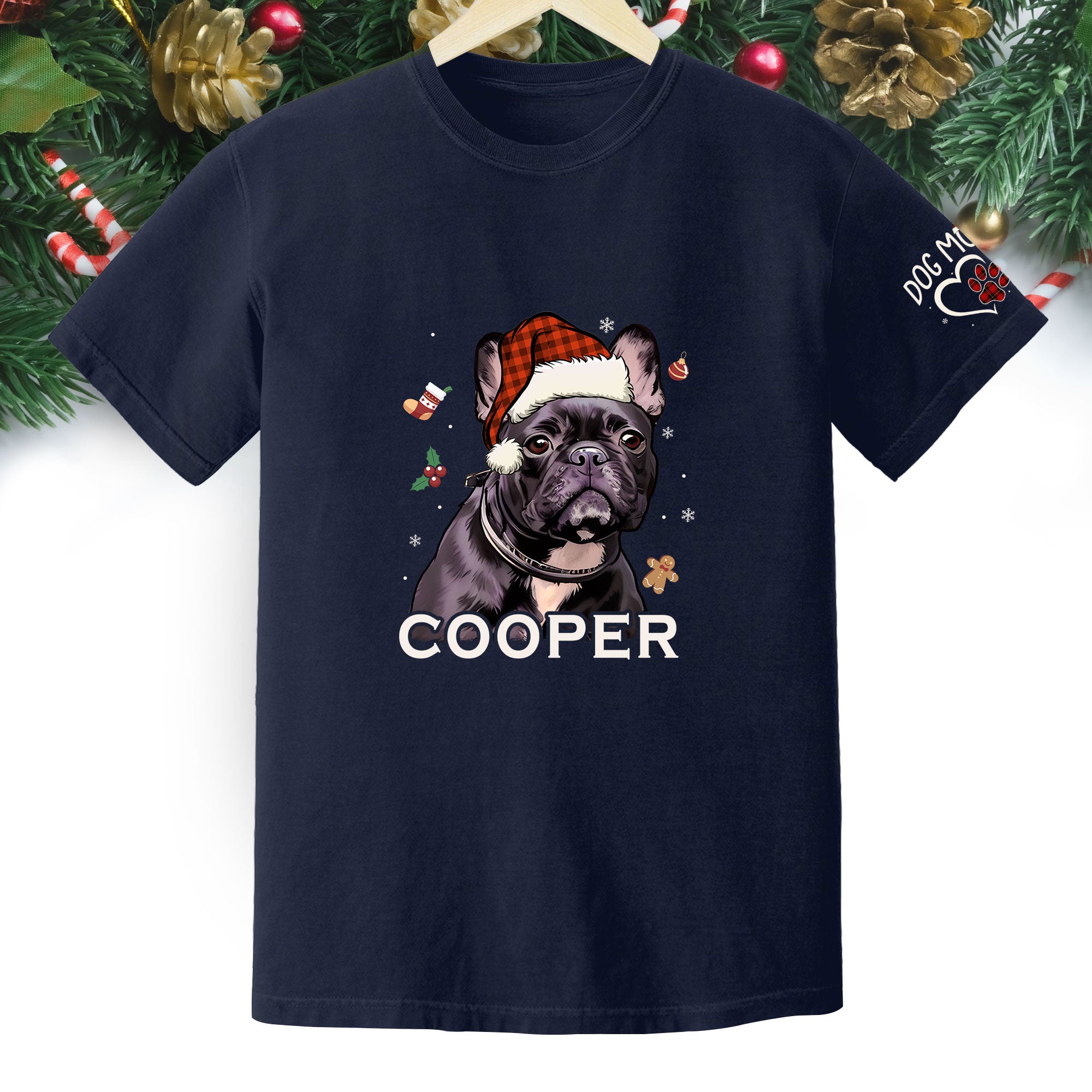 Custom Dog T-Shirt – Personalized Pet Photo Tee for Dog Moms & Pet Lovers