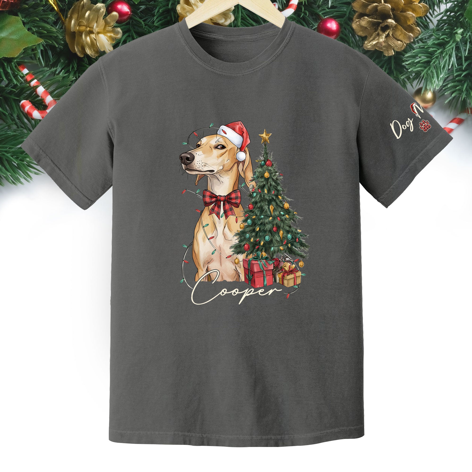 Custom Pet Photo Shirt – Personalized Dog Christmas Shirt, Perfect Gift for Pet Lovers