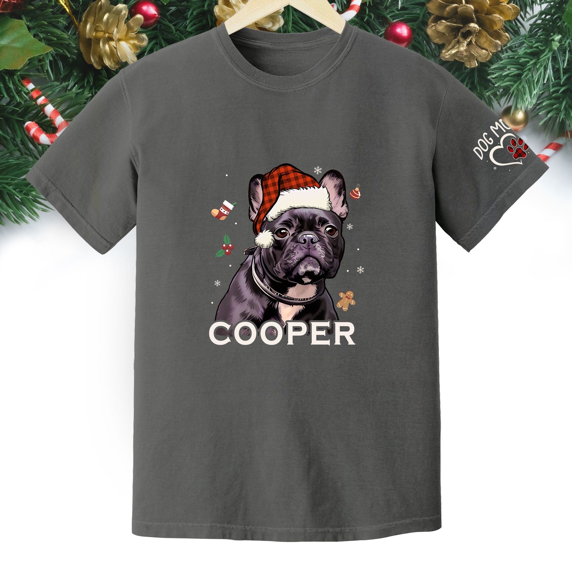 Custom Dog T-Shirt – Personalized Pet Photo Tee for Dog Moms & Pet Lovers