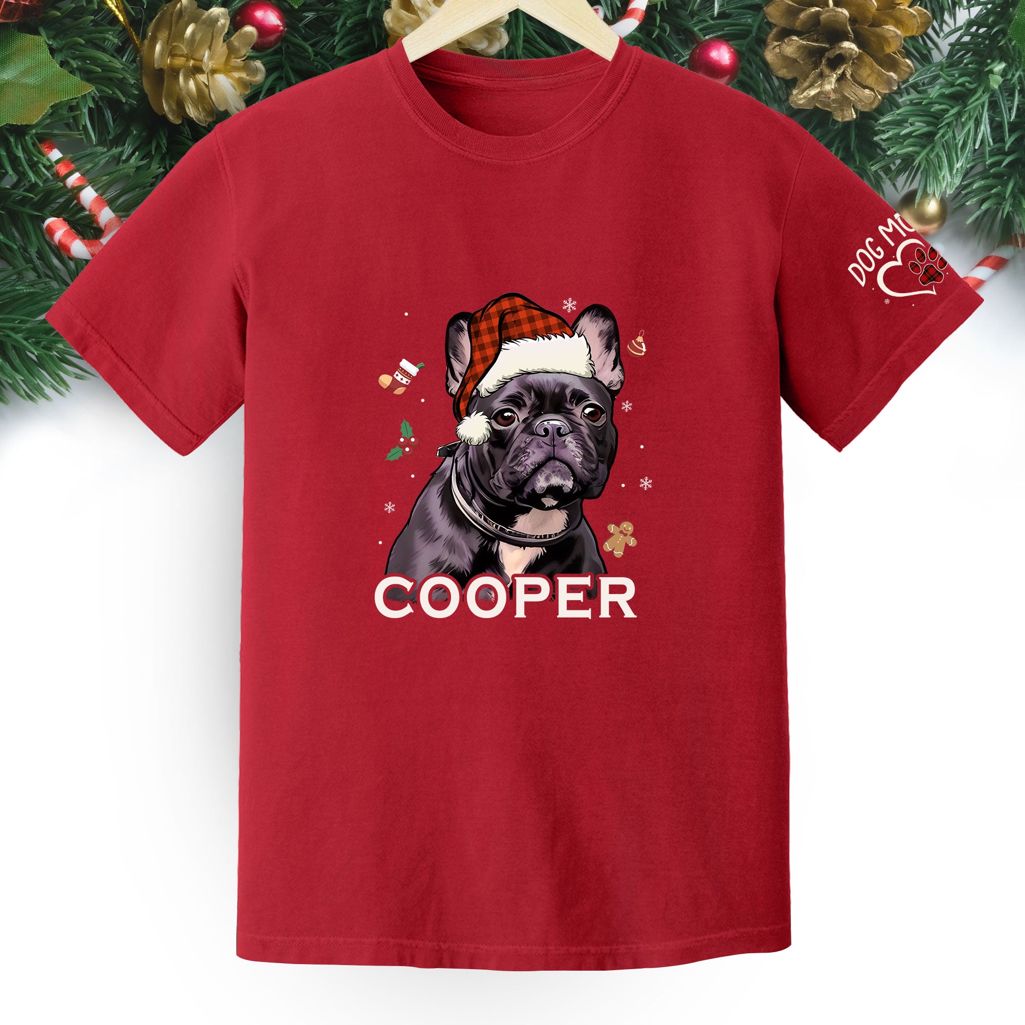 Custom Dog T-Shirt – Personalized Pet Photo Tee for Dog Moms & Pet Lovers