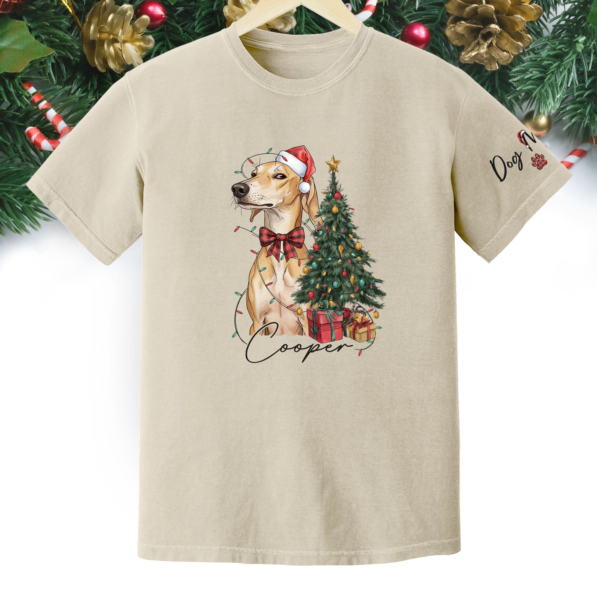 Custom Pet Photo Shirt – Personalized Dog Christmas Shirt, Perfect Gift for Pet Lovers