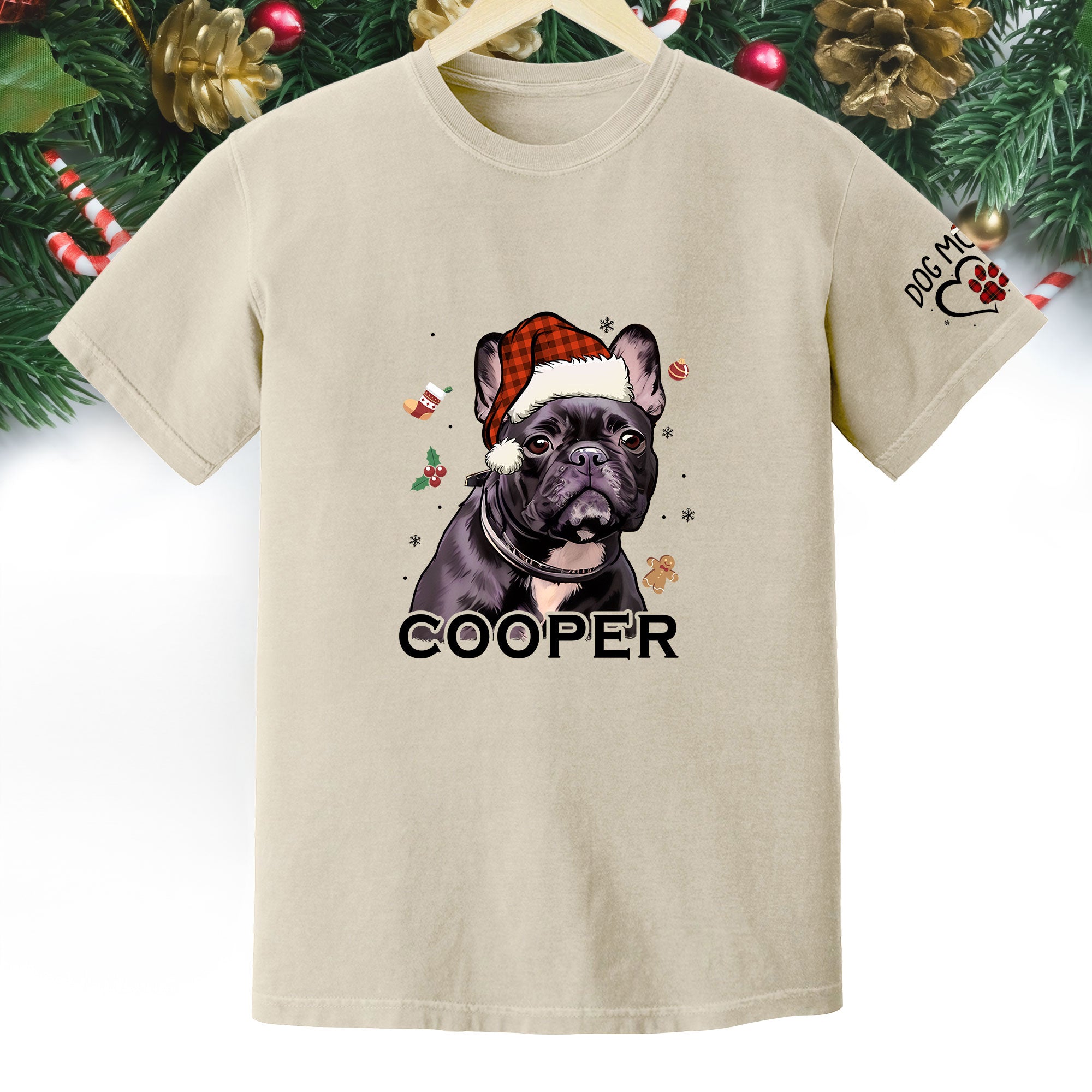 Custom Dog T-Shirt – Personalized Pet Photo Tee for Dog Moms & Pet Lovers