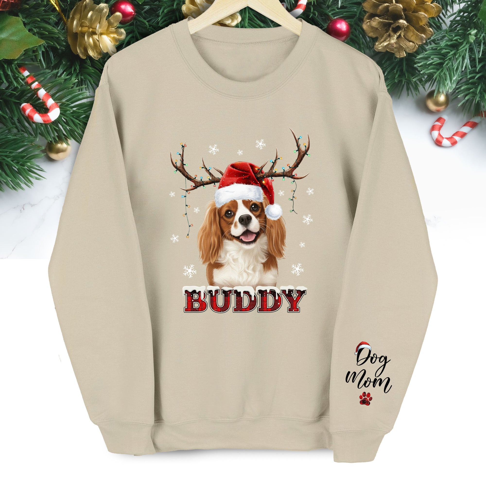 Dog Mom Custom Face Sweatshirt – Unique Personalized Pet Lover Apparel