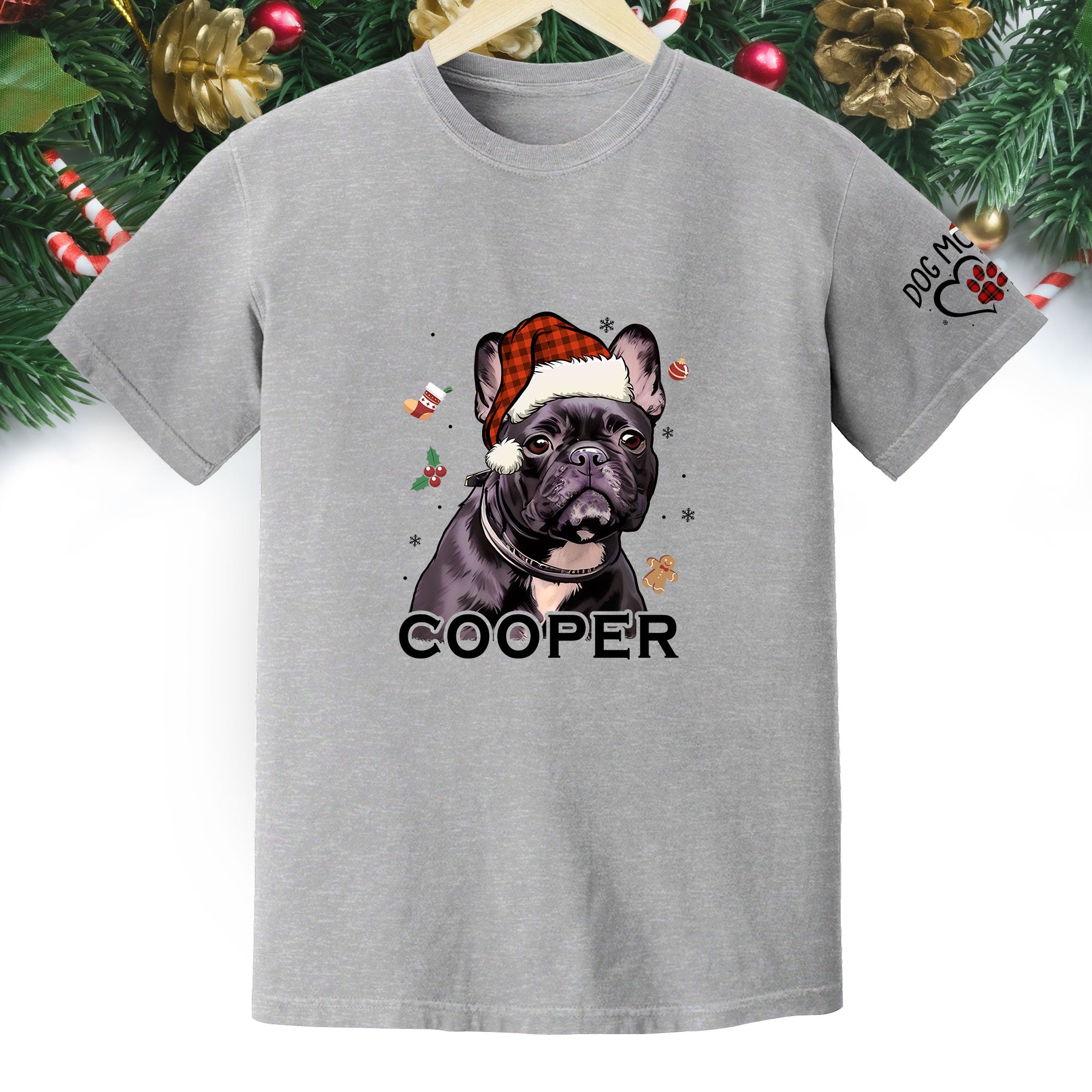 Custom Dog T-Shirt – Personalized Pet Photo Tee for Dog Moms & Pet Lovers