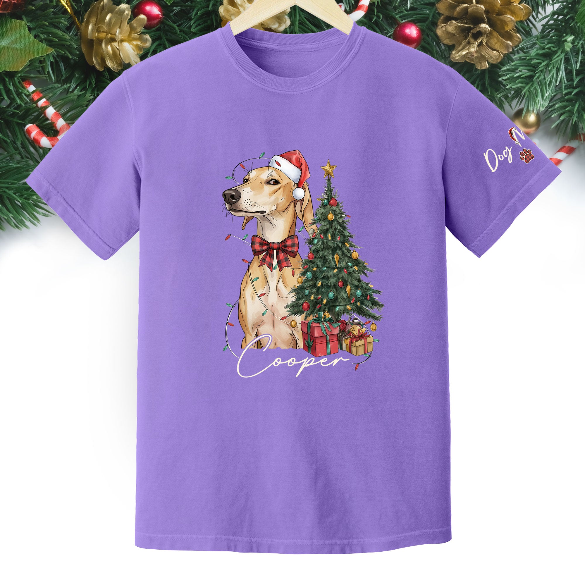 Custom Pet Photo Shirt – Personalized Dog Christmas Shirt, Perfect Gift for Pet Lovers