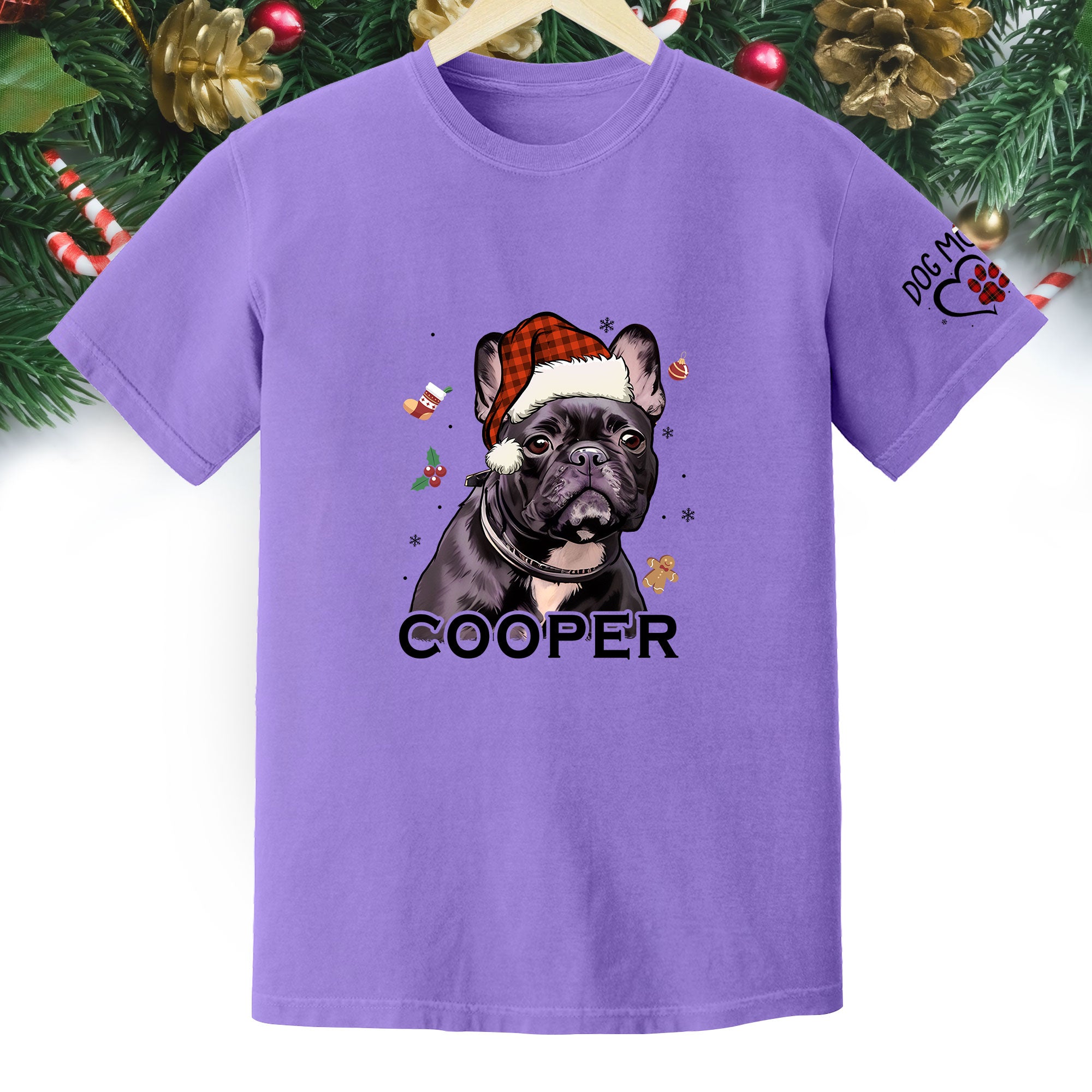 Custom Dog T-Shirt – Personalized Pet Photo Tee for Dog Moms & Pet Lovers