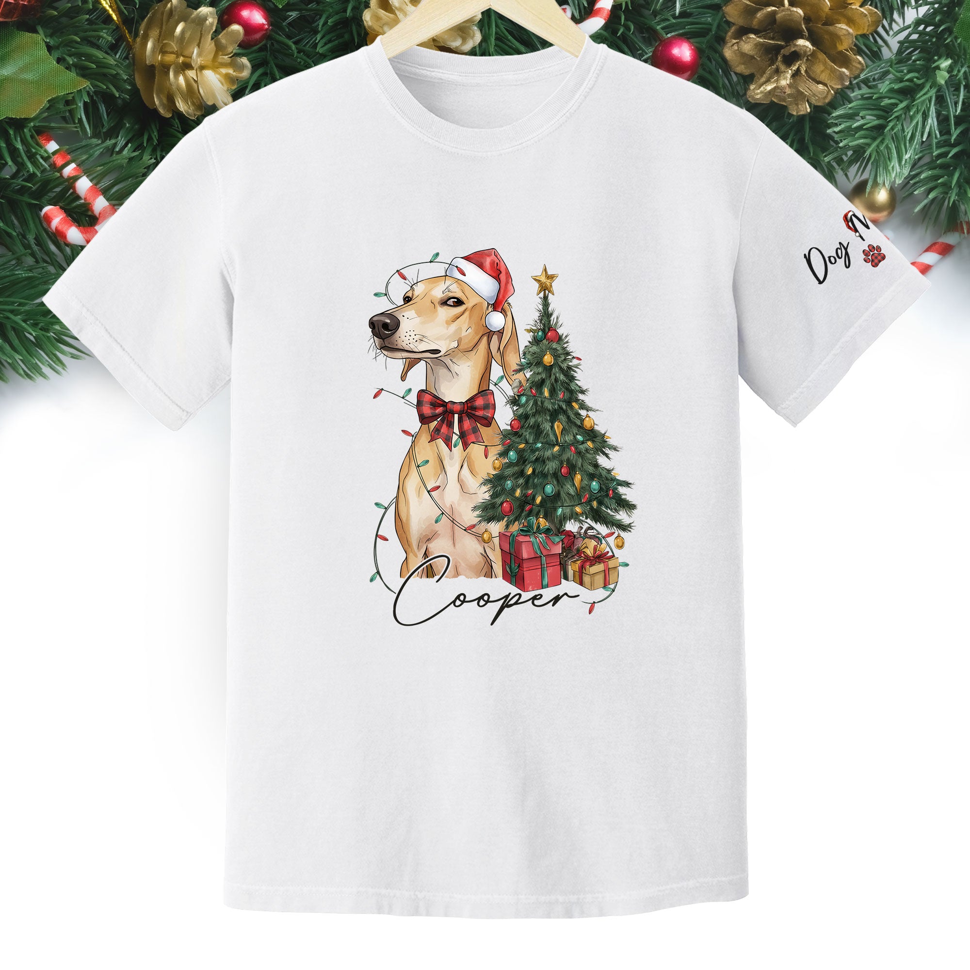 Custom Pet Photo Shirt – Personalized Dog Christmas Shirt, Perfect Gift for Pet Lovers