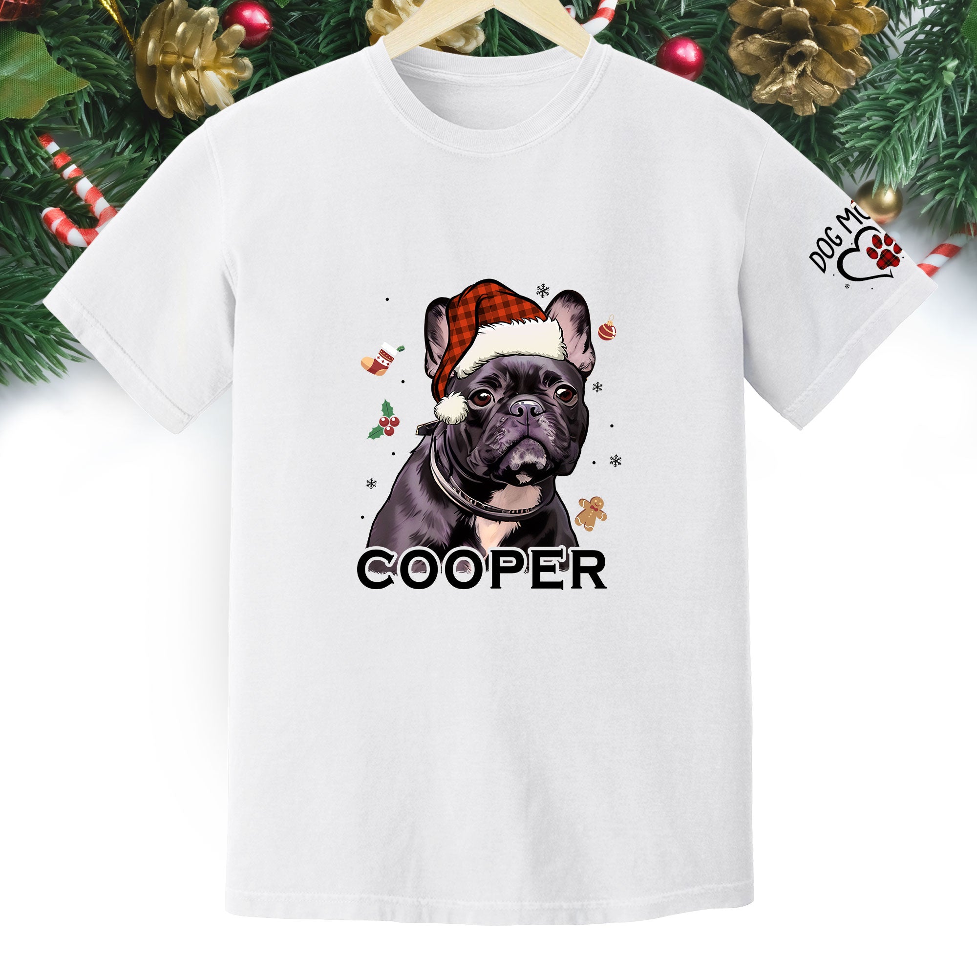Custom Dog T-Shirt – Personalized Pet Photo Tee for Dog Moms & Pet Lovers
